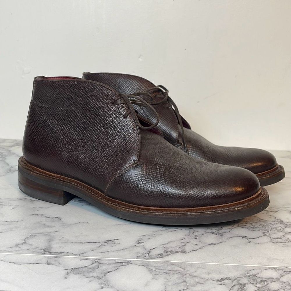 Cobbler Union Dark Brown Leather Chukka Boots 6
